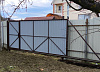 Откатные ворота с калиткой для дома